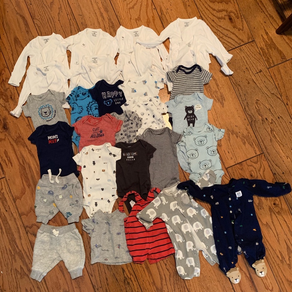 CARTER’S Baby Boy 28-piece Newborn bundle